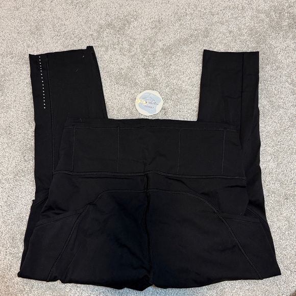 lululemon Fast & Free Crop Nulux 19” Black Leggings - Picture 3 of 4